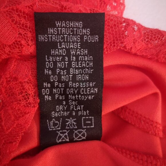 2 / $30.00 - Tattoo Ladies Orange Sleeveless Round Neck Fitted Dress - Picture 5 of 7